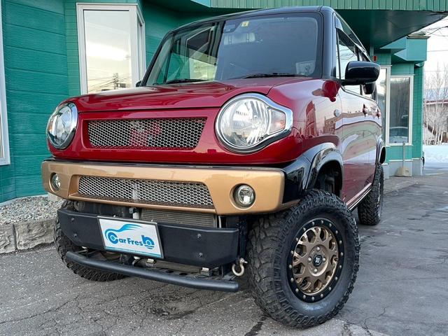 ハスラー G 4WD プラスライン4インチリフトアップ プラスライン前後バンパー マフラー マッドタイヤ 社外アルミ ナビ ワンセグ バックカメラ レーダーブレーキサポート ミラー型ドラレコ Fカメラ(37枚目)