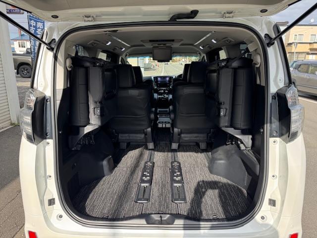 ヴェルファイア 2.5Z モデリスタエアロ work20インチ 両側パワースライドドア ナビ/フルセグTV Bluetooth接続 バックカメラ オートブレーキホールド フリップダウンモニター 後席オットマン シートカバー(25枚目)