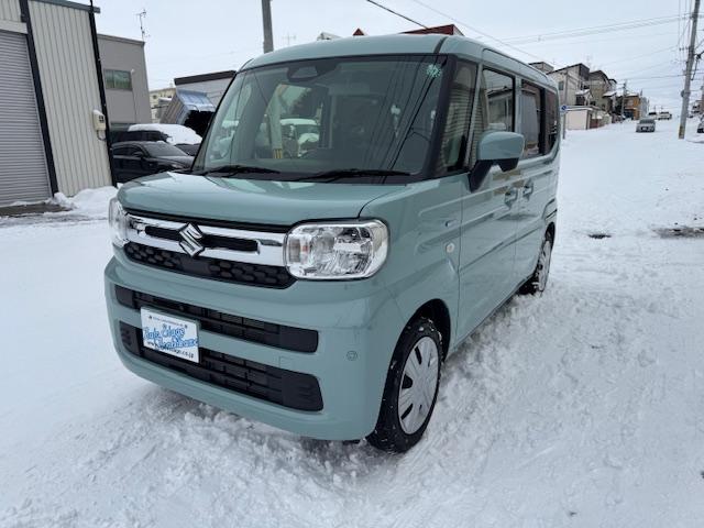 スペーシア ハイブリッドX スズキセーフティサポート 全方位モニター 両側パワースライドドア 衝突軽減ブレーキ シートヒーター(2枚目)