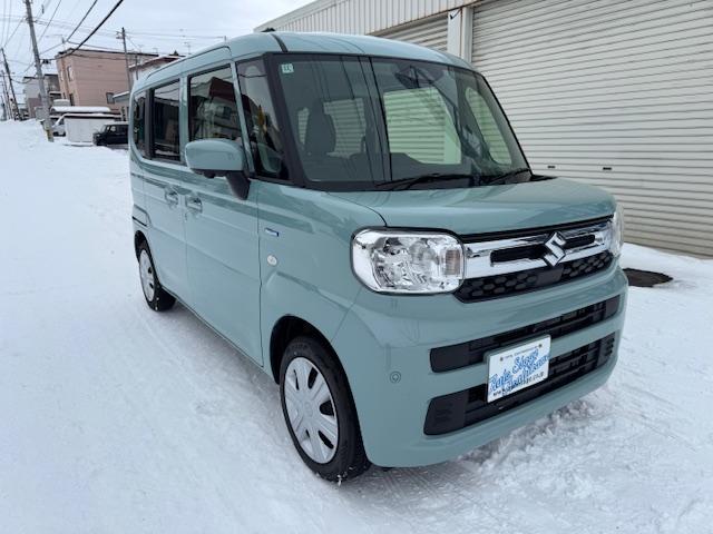 スペーシア ハイブリッドX スズキセーフティサポート 全方位モニター 両側パワースライドドア 衝突軽減ブレーキ シートヒーター(8枚目)