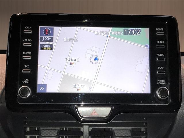 ヤリスクロス ハイブリッドＺ　クルーズＣ　横滑防止装置　リアカメラ　フルセグ地デジ　ＬＥＤライト　メモリーナビゲーション　ナビ＆ＴＶ　盗難防止装置　電動シート　ＡＷ　キーレス　寒冷地仕様　スマートキー　ＡＢＳ　４ＷＤ　エアバッグ（3枚目）