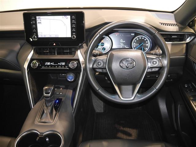 ハリアーハイブリッド Ｇ　リヤカメラ　衝突軽減装置　ＬＥＤライト　電動シート　寒冷地　フルセグＴＶ　アルミホイール　盗難防止装置　オートエアコン　スマートキー　キーレス　横滑り防止　ドラレコ　ＥＴＣ　ナビＴＶ　エアバッグ（5枚目）