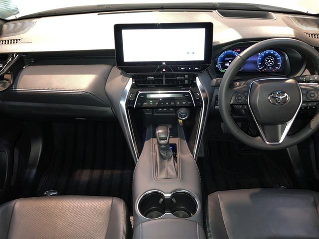 ハリアーハイブリッド Z レザーパッケージ ナビTV エアロ 寒冷地仕様 AC100V電源 LEDライト 本革 エアコン 横滑り防止 ドラレコ付 クルーズコントロール Pシート ガラスルーフ メディアプレイヤー接続 キーレスエントリー アルミ(2枚目)