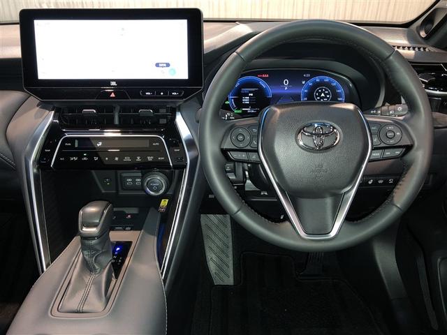 ハリアーハイブリッド Z レザーパッケージ ナビTV エアロ 寒冷地仕様 AC100V電源 LEDライト 本革 エアコン 横滑り防止 ドラレコ付 クルーズコントロール Pシート ガラスルーフ メディアプレイヤー接続 キーレスエントリー アルミ(15枚目)