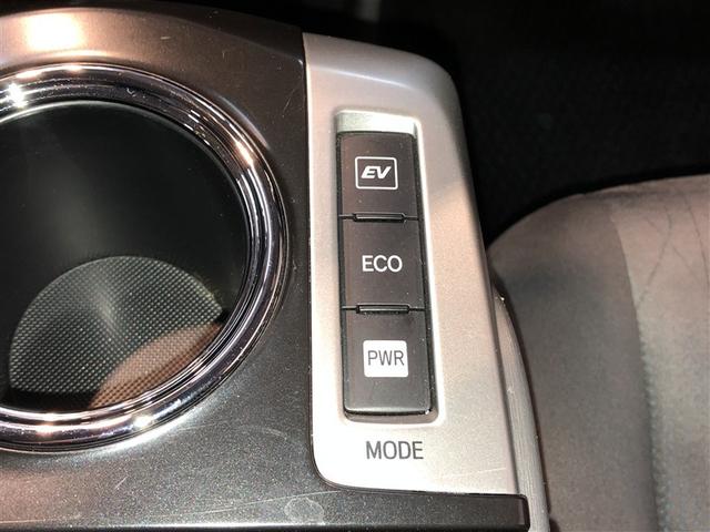 ３つの走行モードがあります。『ＥＶモード』はモーターのみで走行しガソリンを消費しないハイブリッド車ならではの環境にも優しい走行です。