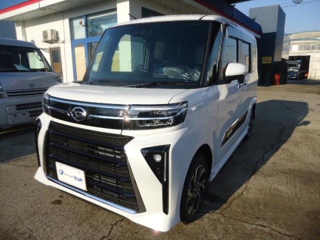 タント カスタムＸ　４ＷＤ　社外ナビ　ＴＶ　サイドガーニッシュ　純正ＥＧスターター　Ｆマット　ドアバイザー（2枚目）