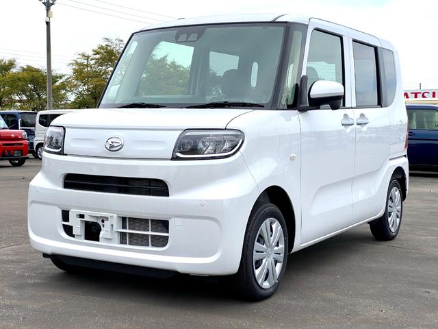 タント Ｌ　届出済み未使用車　スマートアシスト　スマートキー　両側スライドドア　ＬＥＤヘッドライト　オートライト　アイドリングストップ　電動格納ミラー　シートヒーター　オーディオレス　フルタイム４ＷＤ（3枚目）