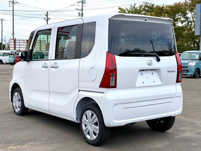 タント Ｌ　届出済み未使用車　スマートアシスト　スマートキー　両側スライドドア　ＬＥＤヘッドライト　オートライト　アイドリングストップ　電動格納ミラー　シートヒーター　オーディオレス　フルタイム４ＷＤ（7枚目）