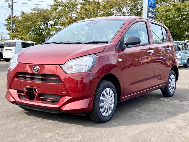 ミライース Ｌ　ＳＡＩＩＩ　届出済み未使用車　スマートアシスト　キーレスエントリー　クリアランスソナー　アイドリングストップ　横滑り防止　ハロゲンヘッドライト　オートライト　オートハイビーム　オーディオレス　４ＷＤ（3枚目）