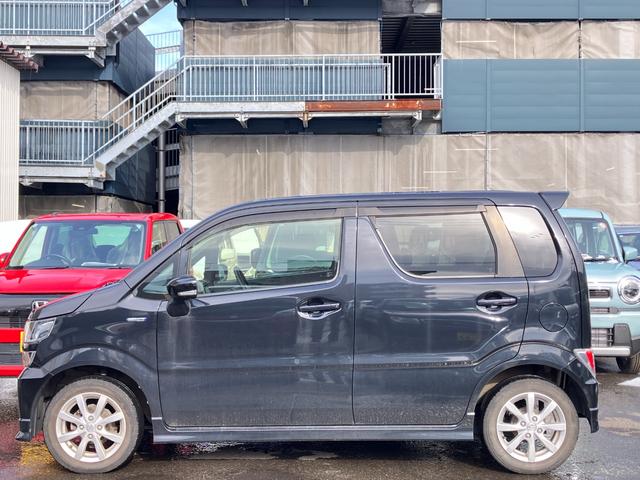 ワゴンＲ ハイブリッドＦＺ　衝突被害軽減ブレーキ　スマートキー　プッシュスタート　ＬＥＤヘッドライト　電動格納ミラー　オートライト　オートハイビーム　シートヒーター　マイルドハイブリッド　純正ナビゲーション　フルタイム４ＷＤ（6枚目）