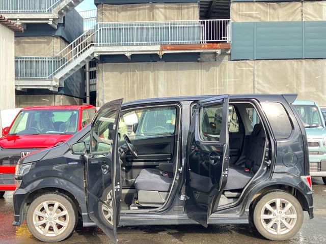 ワゴンＲ ハイブリッドＦＺ　衝突被害軽減ブレーキ　スマートキー　プッシュスタート　ＬＥＤヘッドライト　電動格納ミラー　オートライト　オートハイビーム　シートヒーター　マイルドハイブリッド　純正ナビゲーション　フルタイム４ＷＤ（8枚目）