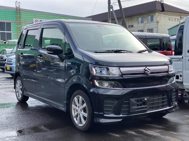 ワゴンＲ ハイブリッドＦＺ　衝突被害軽減ブレーキ　スマートキー　プッシュスタート　ＬＥＤヘッドライト　電動格納ミラー　オートライト　オートハイビーム　シートヒーター　マイルドハイブリッド　純正ナビゲーション　フルタイム４ＷＤ（16枚目）