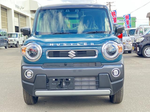 ハスラー ハイブリッドＸターボ　デュアルカメラブレーキサポート　アダプティブクルーズコントロール　ルーフレール　ＬＥＤヘッドライト　ＬＥＤフォグランプ　マイルドハイブリッド　シートヒーター　スノーモード　フルタイム４ＷＤ（2枚目）