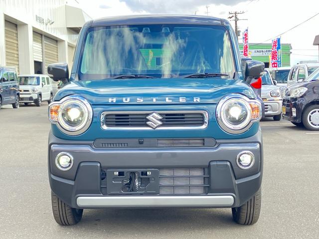 ハスラー ハイブリッドＸターボ　デュアルカメラブレーキサポート　アダプティブクルーズコントロール　ルーフレール　ＬＥＤヘッドライト　ＬＥＤフォグランプ　マイルドハイブリッド　シートヒーター　スノーモード　フルタイム４ＷＤ（3枚目）