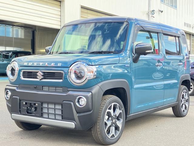 ハスラー ハイブリッドＸターボ　デュアルカメラブレーキサポート　アダプティブクルーズコントロール　ルーフレール　ＬＥＤヘッドライト　ＬＥＤフォグランプ　マイルドハイブリッド　シートヒーター　スノーモード　フルタイム４ＷＤ（4枚目）