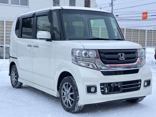 Ｎ－ＢＯＸカスタム Ｇ　ＳＳブラックスタイルパッケージ　スマートキー　社外ナビゲーション　バックカメラ　ディスチャージドランプ　フロントフォグランプ　電動格納ミラー　オートライト　ＥＴＣ　両側電動スライドドア　イージークローザー　４ＷＤ（14枚目）