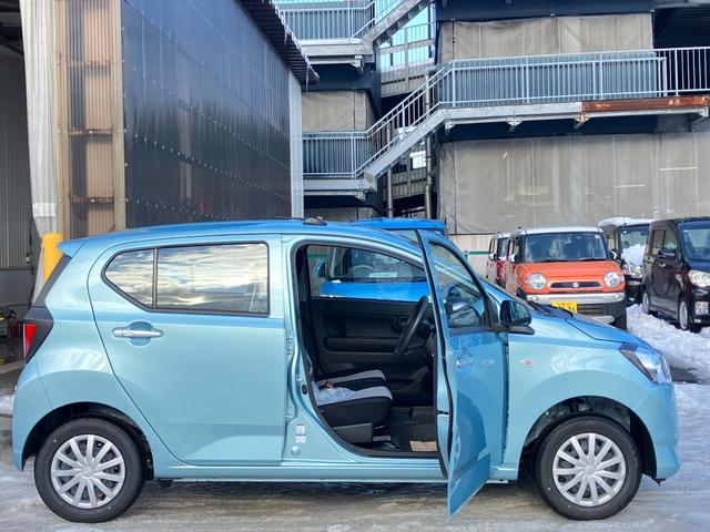 ミライース Ｌ　ＳＡＩＩＩ　届出済み未使用車　スマートアシスト　キーレスエントリー　クリアランスソナー　オートライト　オートハイビーム　ハロゲンヘッドライト　アイドリングストップ　オーディオレス　フルタイム４ＷＤ（13枚目）