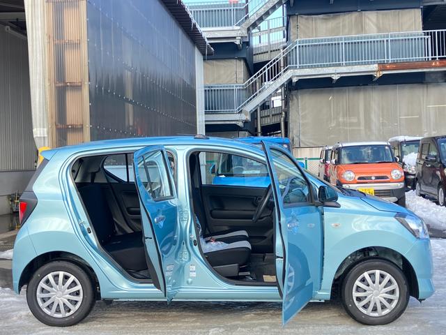 ミライース Ｌ　ＳＡＩＩＩ　届出済み未使用車　スマートアシスト　キーレスエントリー　クリアランスソナー　オートライト　オートハイビーム　ハロゲンヘッドライト　アイドリングストップ　オーディオレス　フルタイム４ＷＤ（14枚目）
