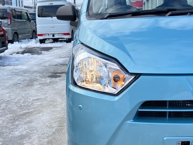 ミライース Ｌ　ＳＡＩＩＩ　届出済み未使用車　スマートアシスト　キーレスエントリー　クリアランスソナー　オートライト　オートハイビーム　ハロゲンヘッドライト　アイドリングストップ　オーディオレス　フルタイム４ＷＤ（40枚目）