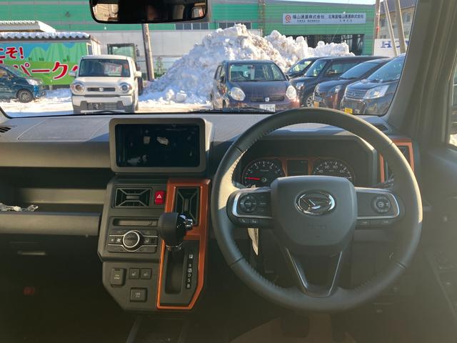 タフト Ｇ　届出済み未使用車　スマートアシスト　スマートキー　オーディオレス　ガラスルーフ　ＬＥＤヘッドライト　ＬＥＤフォグランプ　クルーズコントロール　電動パーキングブレーキ　ブレーキホールド　フルタイム４ＷＤ（19枚目）