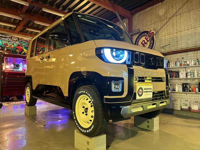 デリカミニ Ｔ　プレミアム　４ＷＤターボ　リフトアップ　夏バイカラーホイール　オープンカントリーＲＴタイヤ　冬純正アルミ　スタッドレス　ナビ　ドラレコ付きインナーミラー　ＥＴＣ　フロアマット　冬ワイパー　アライメント調整（15枚目）