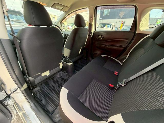 ノート Ｘ　ＦＯＵＲ　４ＷＤ／純正ナビ／フルセグＴＶ／バックカメラ／ドラレコ／ＥＴＣ／ワンオーナー車／走行距離１１０００キロ／衝突被害軽減ブレーキ／スマートキー／プッシュスタート／車検整備付／アップルあんしんライト保証１年（39枚目）