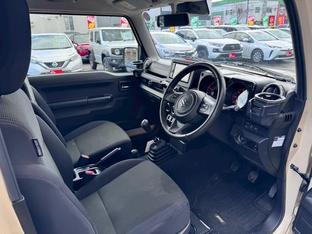 ジムニー ＸＣ　５速マニュアルターボ／ディスプレイオーディオ／セーフティサポート／クルコン／ＬＥＤヘッドライト／ハイビームアシスト／シートヒーター／スマートキー／プッシュスタート／アップルあんしんライト保証１年付（10枚目）