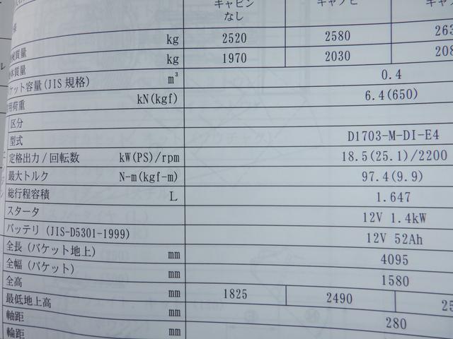 日本 　クボタ　タイヤショベル　ホイールローダ　Ｒ４３０Ｍ　７００時間稼働　新品タイヤチェーン　新品前後ＬＥＤ作業灯（58枚目）