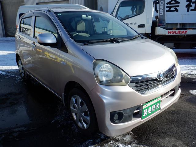 ミライース Xf SA 4WD CVT 本州仕入 スマートアシスト ESC ナビTV エコアイドル 電動格納ドアミラー キーレス(3枚目)