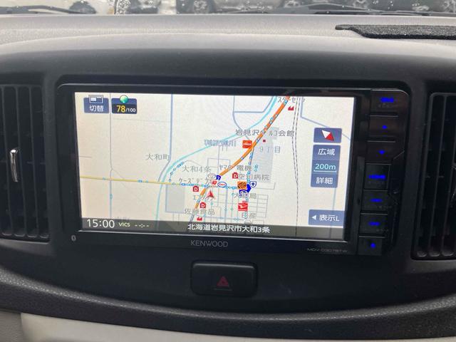 ミライース 4WD ドライブレコーダー ナビ TV アイドリングストップ 電動格納ミラー CVT CD USB ミュージックプレイヤー接続可 Bluetooth エアコン パワーウィンドウ(3枚目)