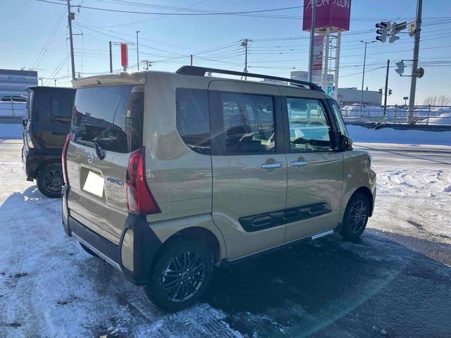 タント ファンクロス 4WD バックカメラ 両側電動スライドドア クリアランスソナー 衝突被害軽減システム オートライト LEDヘッドランプ スマートキー アイドリングストップ 電動格納ミラー ベンチシート CVT(15枚目)