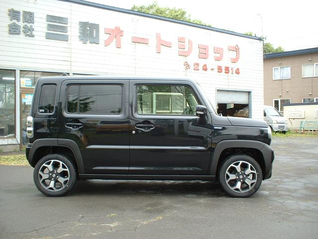 ハイブリッドX 4WD セーフティサポート 届出済未使用車 LEDライト LEDフォグ 前後衝突軽減ブレーキ オートライト オートハイビーム シートヒーター ステアリングオーディオスイッチ 電動格納リモコンドアミラー(6枚目)