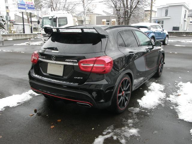 GLAクラス GLA45 AMG 4マチック エディション1 限定車 AMGパフォーマンスシート、ステアリング、サスペンション 純ナビDTV ETC パワーバックドア 20インチアルミ リアスポイラー AMGパフォーマンスエキゾースト(4枚目)