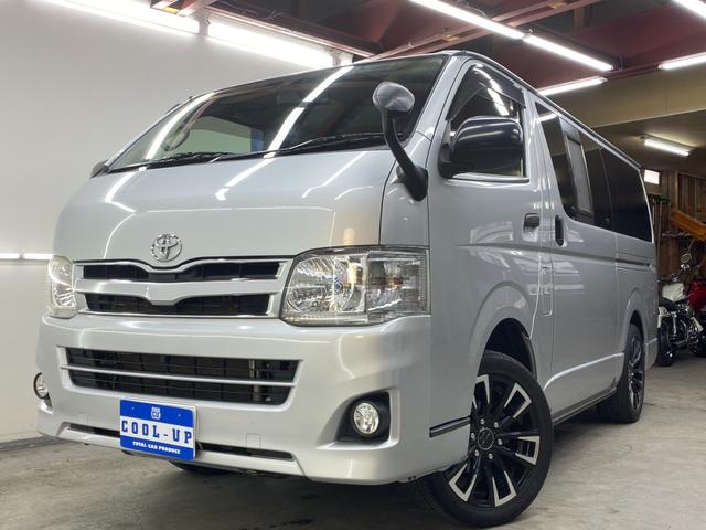 レジアスエースバン ロングＤＸ　ＧＬパッケージ　４ＷＤ・カロッツェリアメモリーナビフルセグテレビ・ＣＤ・ＤＶＤ・Ｂｌｕｅｔｏｏｔｈ・バックカメラ・社外１７インチ・ＳＯＲＥＸヒッチメンバー・リヤヒーター・キーレス・寒冷地仕様・６人乗り（5枚目）