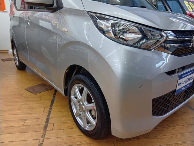 ｅＫワゴン Ｍ　４ＷＤ・純正メモリ―ナビフルセグテレビ・衝突軽減ブレーキ・横滑り防止装置・アイドリングストップ・フロントシートヒーター・ライトレベライザー・キーレスエントリー・ＥＴＣ（9枚目）
