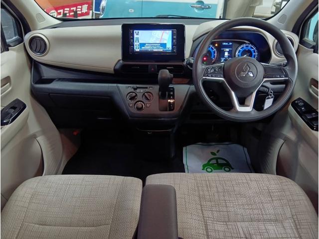 ｅＫワゴン Ｍ　４ＷＤ・純正メモリ―ナビフルセグテレビ・衝突軽減ブレーキ・横滑り防止装置・アイドリングストップ・フロントシートヒーター・ライトレベライザー・キーレスエントリー・ＥＴＣ（36枚目）