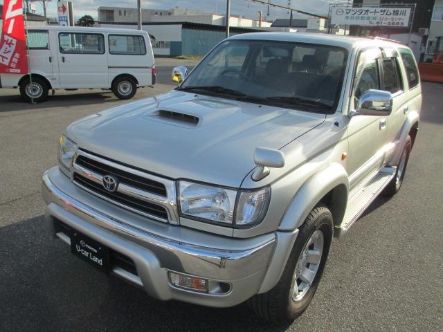 ハイラックスサーフ ＳＳＲ－Ｘ　Ｖセレクション　３０００ＣＣディーゼルターボ　切り替え付き４ＷＤ　フルノーマル車　社外セキュリティー　寒冷地仕様車　社外ＣＤプレイヤー　ドライブレコーダー（前後）　タイミングベルト交換済　禁煙車　夏冬タイヤ付き（10枚目）