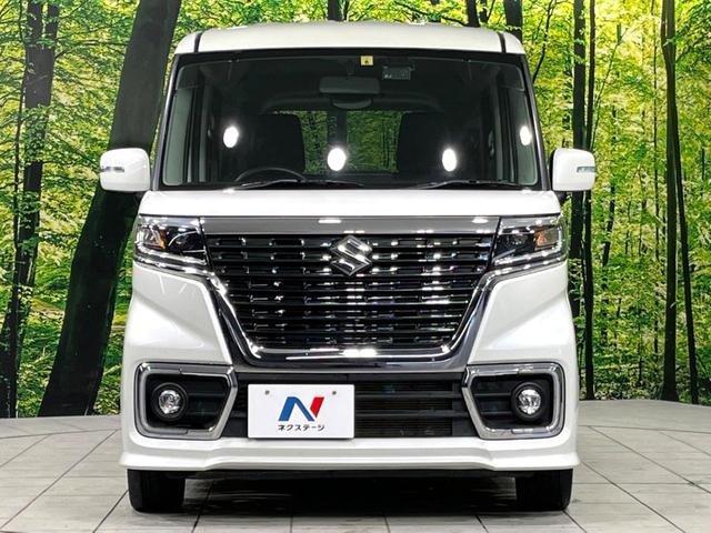 スペーシアカスタム ハイブリッドＸＳ　４ＷＤ　純正ナビ　両側電動ドア　寒冷地仕様　ハーフレザーシート　ドラレコ　スマートキー　ＬＥＤオートライト　オートエアコン　純正１５インチＡＷ　Ｂｌｕｅｔｏｏｔｈ　ＣＤ／ＤＶＤ再生　フルセグＴＶ（15枚目）