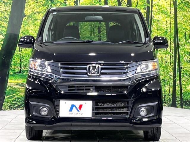 N-WGNカスタム G 4WD 禁煙車 スマートキー HIDヘッド フォグ ETC ステアリングスイッチ オートライト オートエアコン 横滑り防止装置 純正14インチAW USB 革巻きステアリング 盗難防止システム(14枚目)