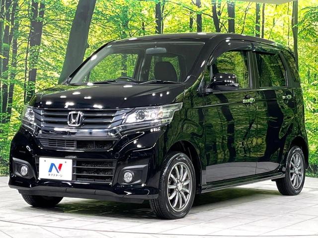 N-WGNカスタム G 4WD 禁煙車 スマートキー HIDヘッド フォグ ETC ステアリングスイッチ オートライト オートエアコン 横滑り防止装置 純正14インチAW USB 革巻きステアリング 盗難防止システム(47枚目)