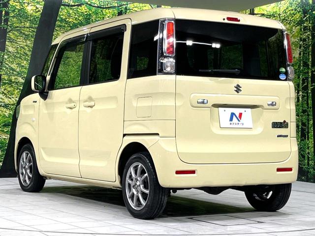 スペーシア ハイブリッドG 4WD SDナビ シートヒーター スライドドア ドラレコ ETC オートライト オートエアコン リアヒーターダクト Bluetooth CD DVD再生 フルセグ アームレスト 衝突安全ボディ(18枚目)