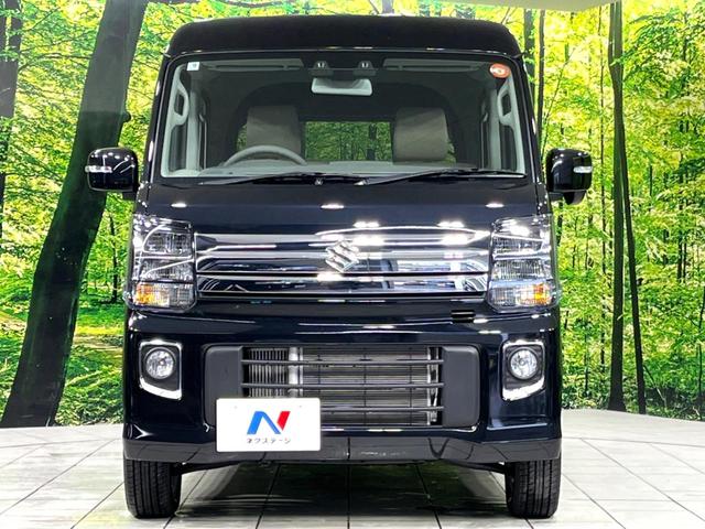 エブリイワゴン PZターボスペシャル 4WD 届出済未使用車 両側電動ドア オートステップ クリアランスソナー シートヒーター 衝突軽減 LEDライト フォグ オートライト リアヒーター ステアリングスイッチ 純正14インチAW USB(15枚目)