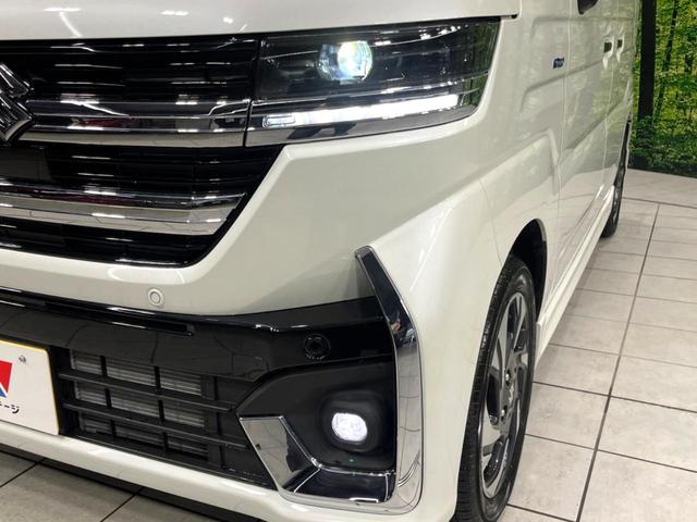 スペーシアカスタム ハイブリッドＸＳ　４ＷＤ　届出済未使用車　両側電動ドア　ステアリングヒーター　シートヒーター　レーダークルーズ　衝突軽減　ＬＥＤライト・フォグ　合皮シート　サーキュレーター　後席アームレスト　純正１５インチＡＷ　ＵＳＢ（13枚目）