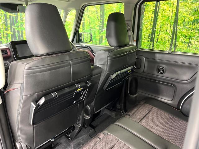 スペーシアカスタム ハイブリッドＸＳ　４ＷＤ　届出済未使用車　両側電動ドア　ステアリングヒーター　シートヒーター　レーダークルーズ　衝突軽減　ＬＥＤライト・フォグ　合皮シート　サーキュレーター　後席アームレスト　純正１５インチＡＷ　ＵＳＢ（32枚目）