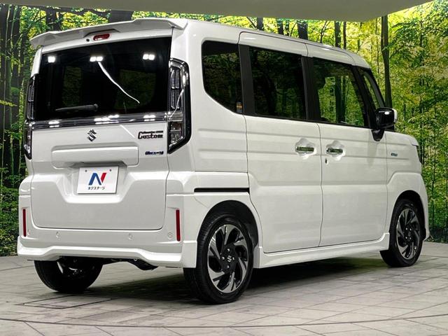 スペーシアカスタム ハイブリッドＸＳ　４ＷＤ　届出済未使用車　両側電動ドア　ステアリングヒーター　シートヒーター　レーダークルーズ　衝突軽減　ＬＥＤライト・フォグ　合皮シート　サーキュレーター　後席アームレスト　純正１５インチＡＷ　ＵＳＢ（58枚目）