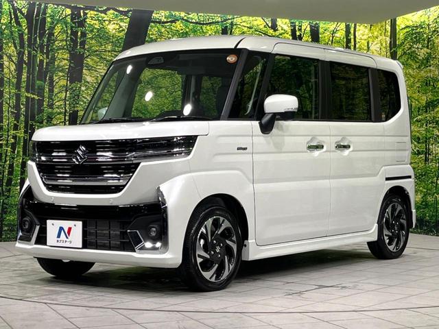 スペーシアカスタム ハイブリッドＸＳ　４ＷＤ　届出済未使用車　両側電動ドア　ステアリングヒーター　シートヒーター　レーダークルーズ　衝突軽減　ＬＥＤライト・フォグ　合皮シート　サーキュレーター　後席アームレスト　純正１５インチＡＷ　ＵＳＢ（60枚目）