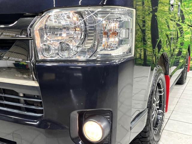 ハイエースバン スーパーGL ダークプライム 4WD ターボ SDナビ ベットキッド バックカメラ ハーフレザーシート スマートキー LEDヘッド ビルトインETC オートライト オートエアコン リアエアコン Bluetooth(13枚目)