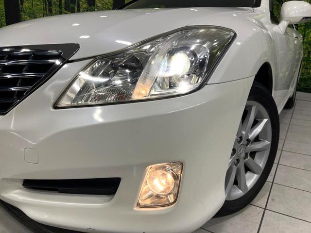 クラウン ロイヤルサルーンi-Four 4WD 純正ナビ バックカメラ 禁煙車 本革シート 全席パワーシート 前席シートエアコン スマートキー HID ETC クルコン オートライト デュアルエアコン 純正17インチアルミ(12枚目)