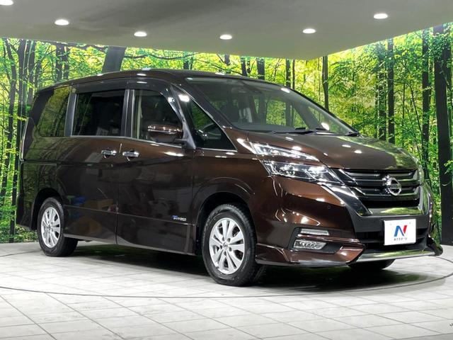 セレナ ハイウェイスター 4WD 両側電動ドア 後席モニター 全周囲カメラ パーキングアシスト 衝突軽減 禁煙車 ドラレコ コーナーセンサー スマートキー LEDヘッド&フォグ ETC クルコン 純正15インチAW(17枚目)
