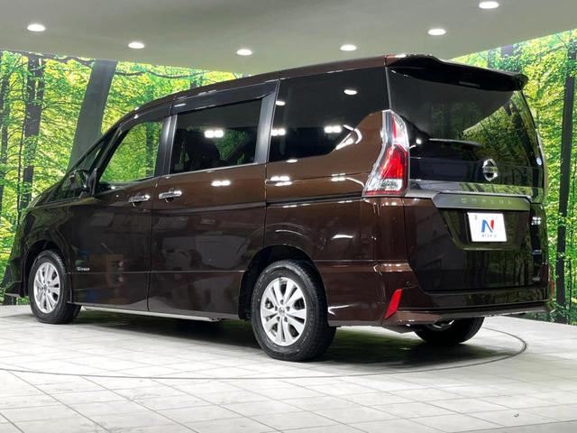 セレナ ハイウェイスター 4WD 両側電動ドア 後席モニター 全周囲カメラ パーキングアシスト 衝突軽減 禁煙車 ドラレコ コーナーセンサー スマートキー LEDヘッド&フォグ ETC クルコン 純正15インチAW(18枚目)
